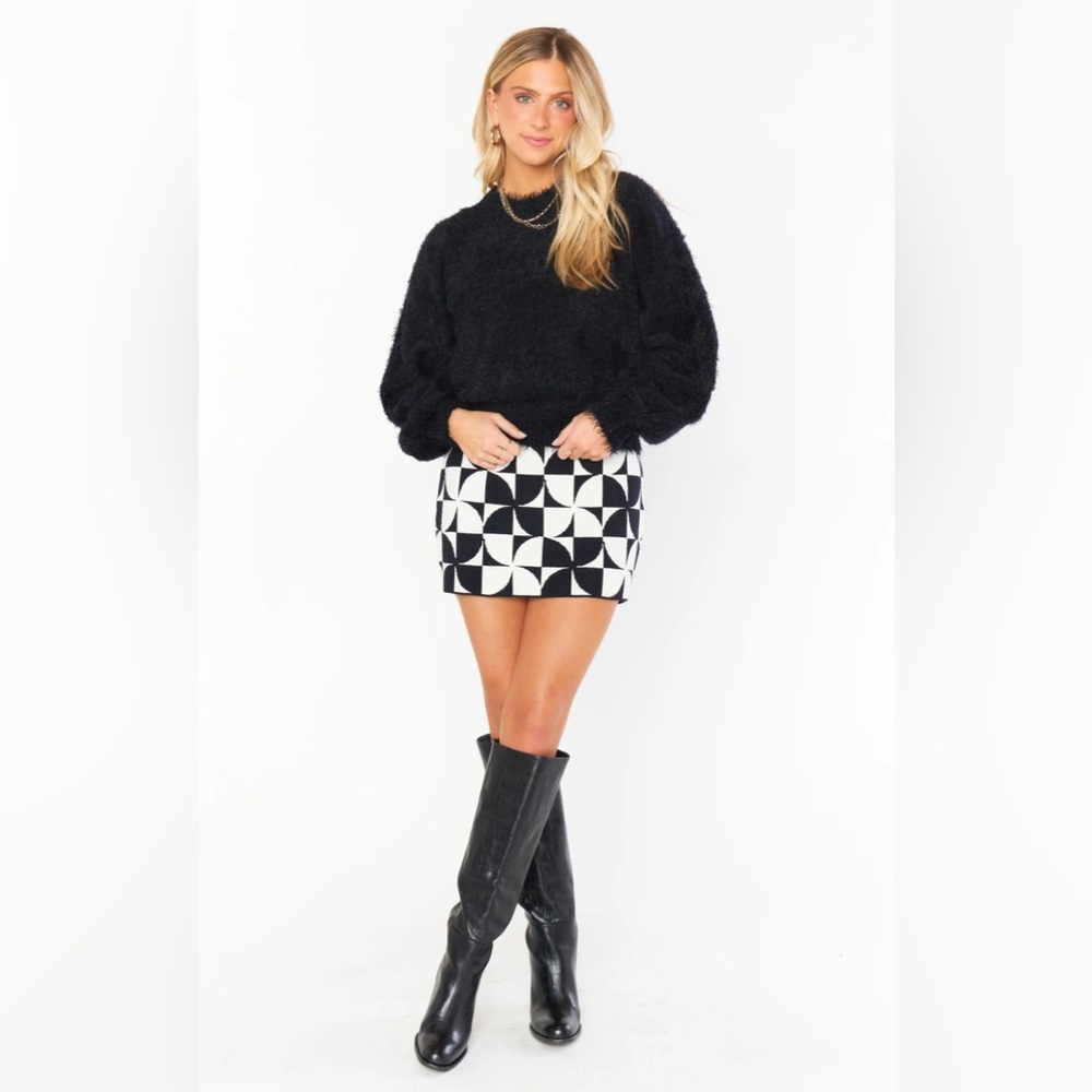 Show Me Your MuMu “Tippi” Mini Skirt - Sixties Knit